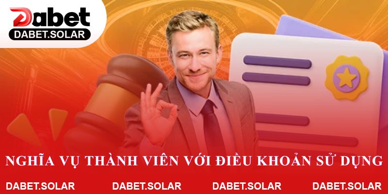Nghĩa vụ thành viên đối với điều khoản sử dụng