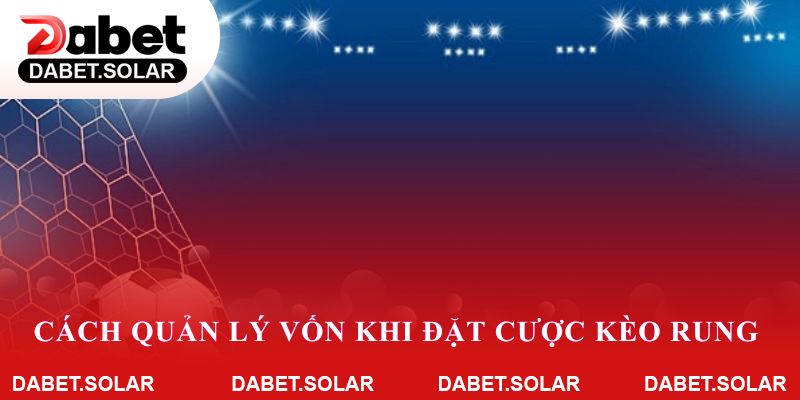 Cách quản lý vốn khi đặt cược kèo rung cho tân thủ